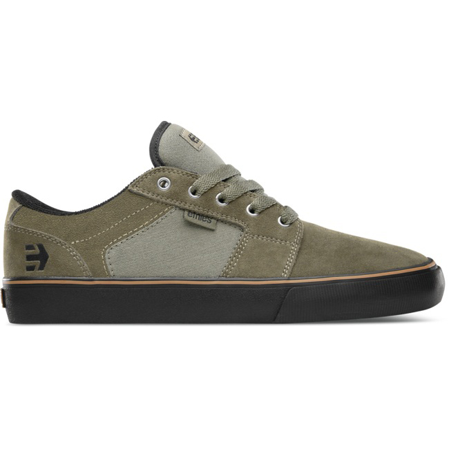 Etnies BARGE LS Sneakers Heren Zwart/Olijfgroen BE-TNNMYC